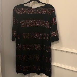 Nanette Lepore Sequin/Wool Sweater Dress Size S